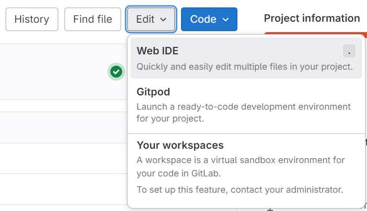GitLab Web IDE