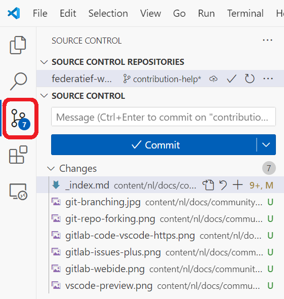 VSCode Source Control